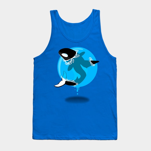 killer whale water Tank Top by albertocubatas